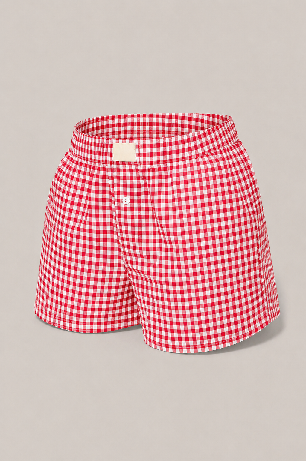 Short de nuit à carreaux – Taille élastique confortable