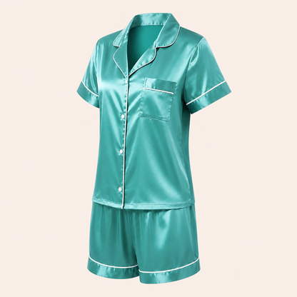 Ensemble de pyjama 2 pièces en satin
